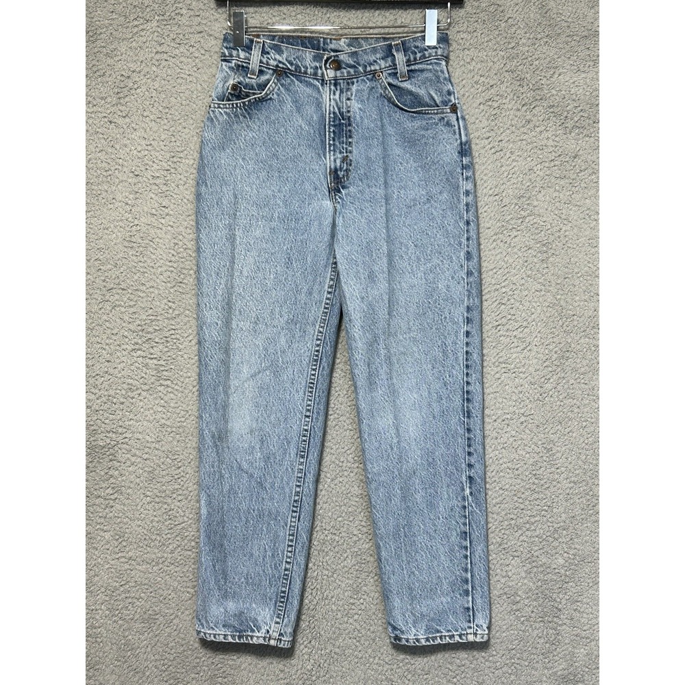 Levi's Youth Vintage 550 Relaxed Fit Jeans Orange Tab 1990s Sz 14 Regular - Picture 1 of 15